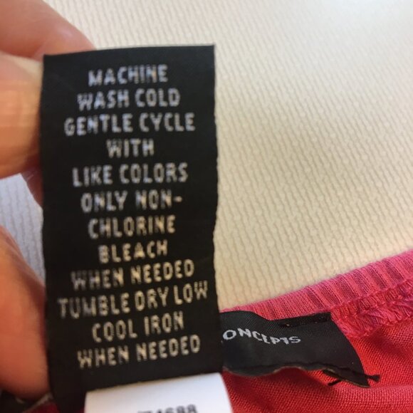 INC International Concepts Cold Shoulder Top Coral Pink Size 0X Smocked - Picture 8 of 8